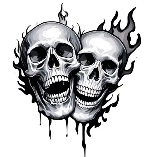 Skulls And Fire