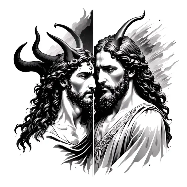 Duality Jesus And The Devil