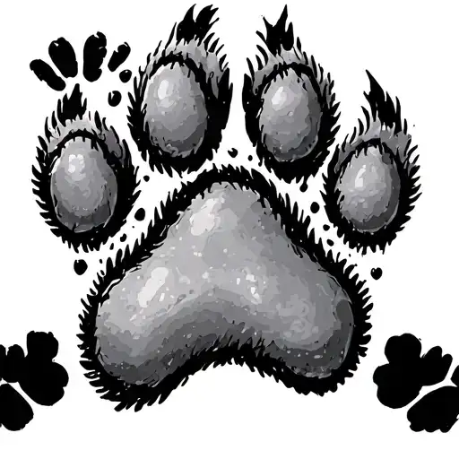 Dog Paw Print
