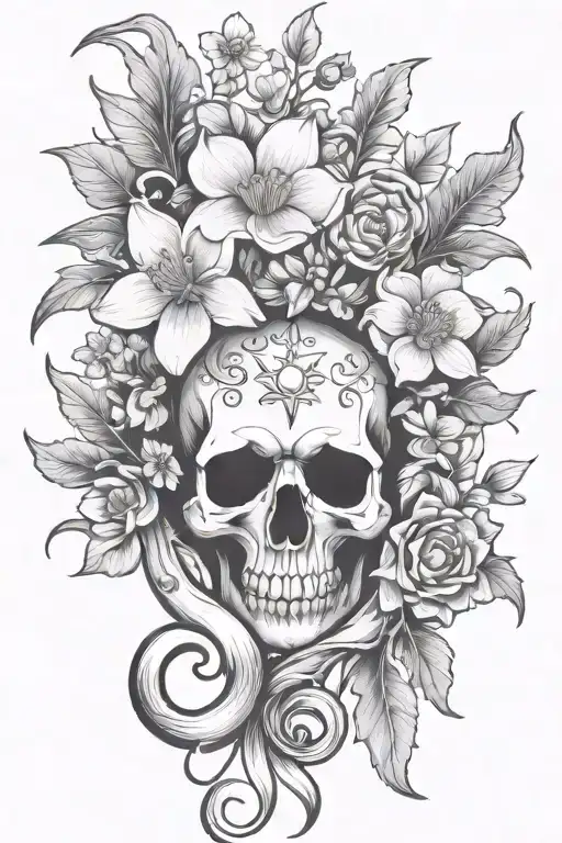 Daffodil Poppy Lalarkspur Antlers Anchor Cat Paw Print