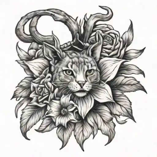 Daffodil Poppy Lalarkspur Antlers Boat Anchor Cat Paw Print