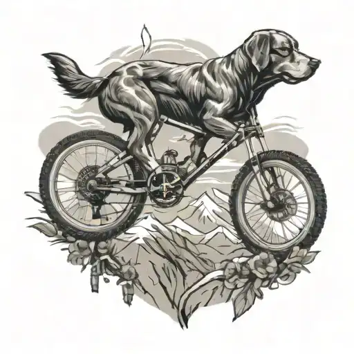 Trail Passion Mountain Dog Bike Racing Bike