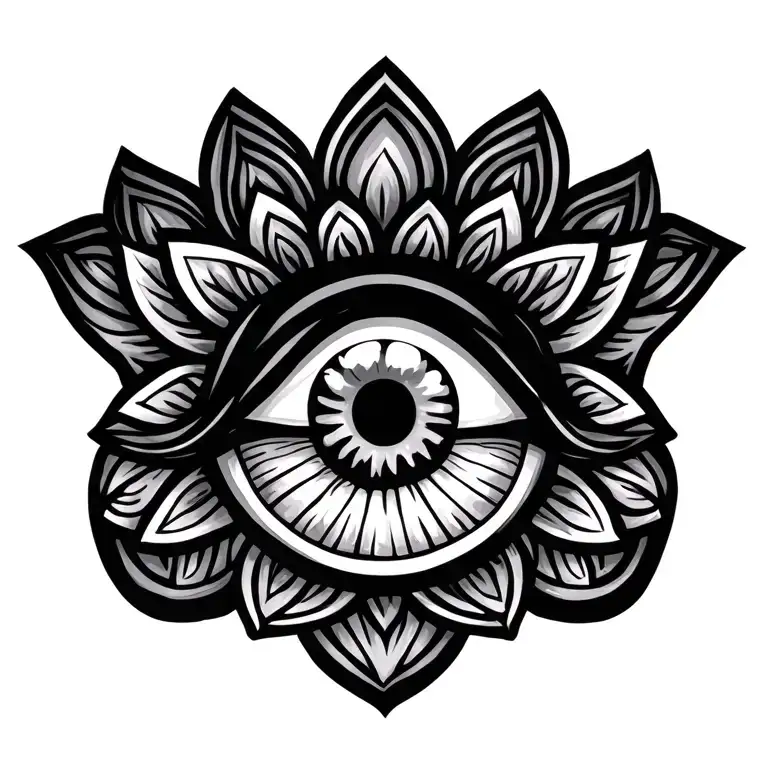 Hamsa Hand With Eye