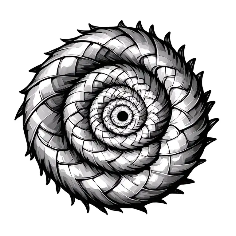 Fibonaccios Spiral Barradas