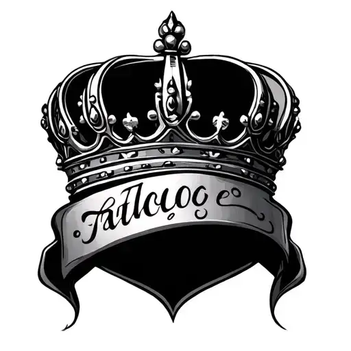 Motivational Tatto With Crown