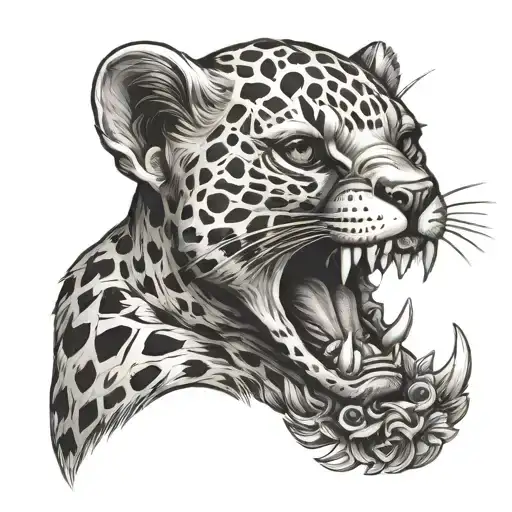 Skull Baby Leopard