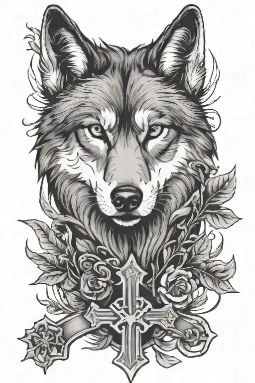 Wolf And Cross