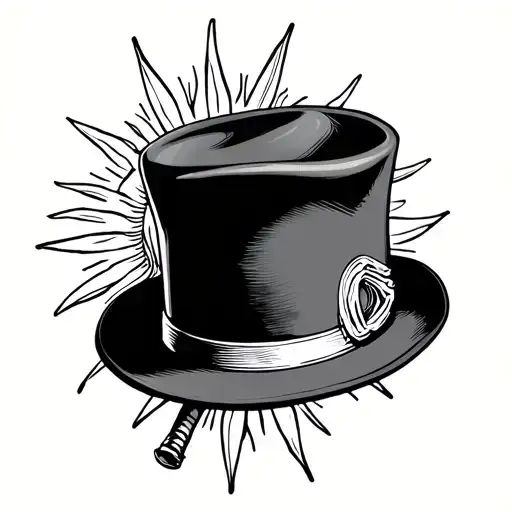 Hat Note Sun And Cane