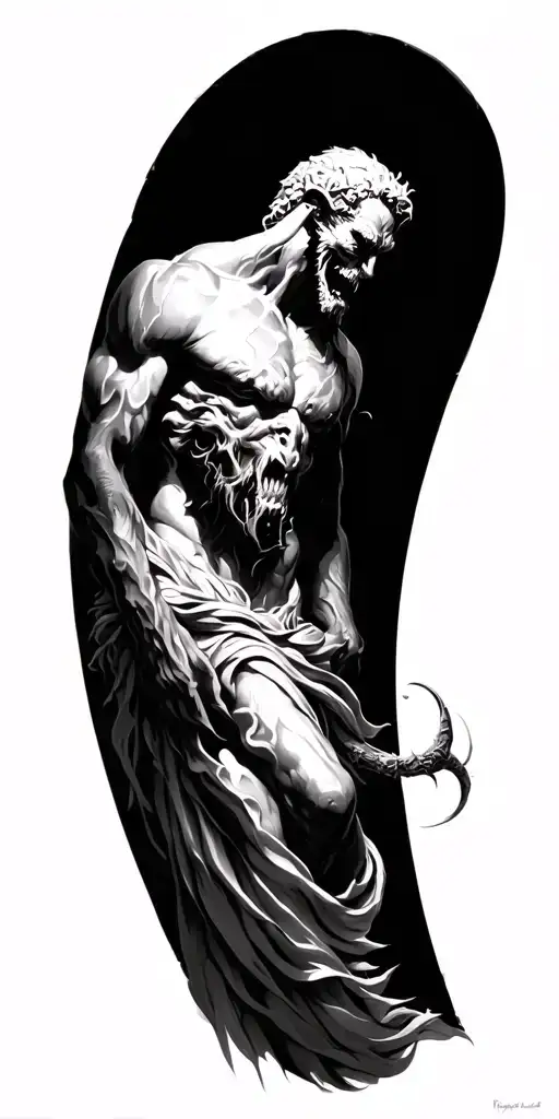 Poseidon Killing Demon