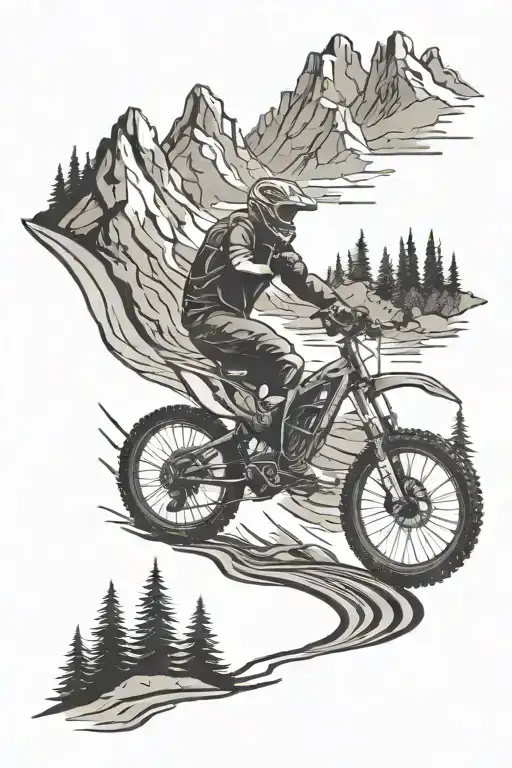 Mountain Biking Trail Winding