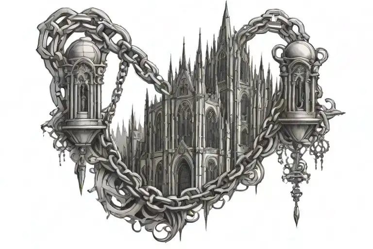 Chains And Gothic Cathedral Vibe