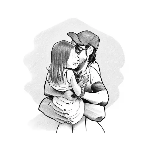 A Father Keeping His Daughter Safe From Evil Forces