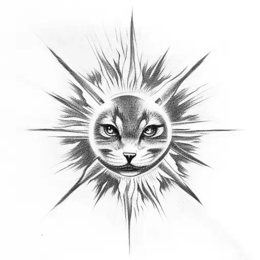 Sky With Clouds Sun Fire Rain