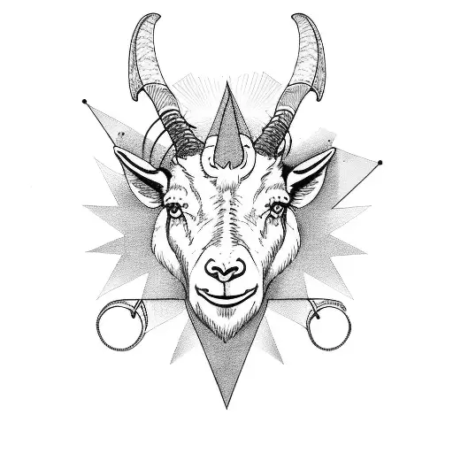 Triangle Sun Beach Goat