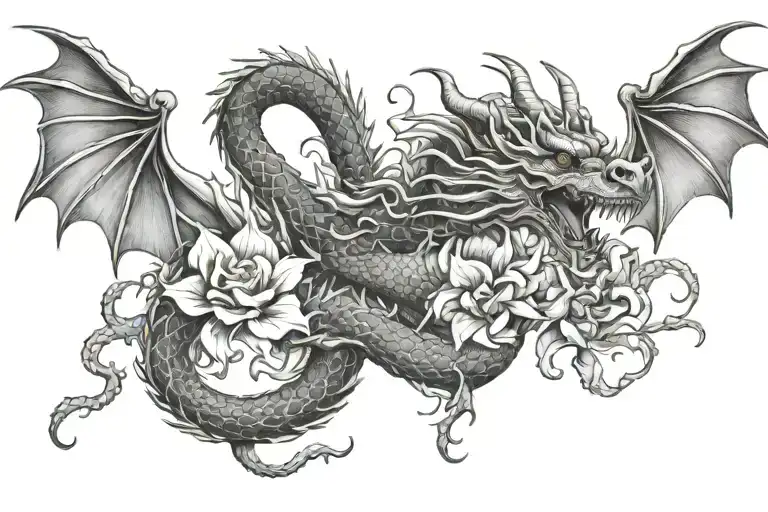 Floral Dragon