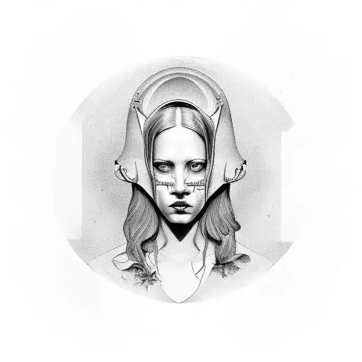 Portrait Of Sister In Law With A Touch Of Surrealism