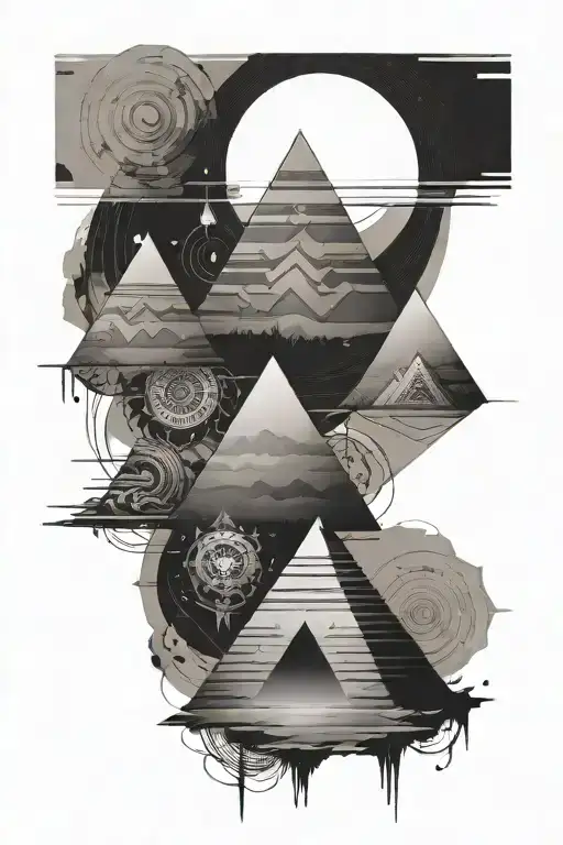 Geometry Native American Pyramids