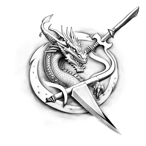 Dragon And Sword