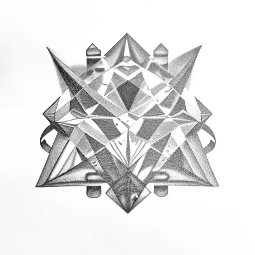 Carbon Pressed Into A Diamond