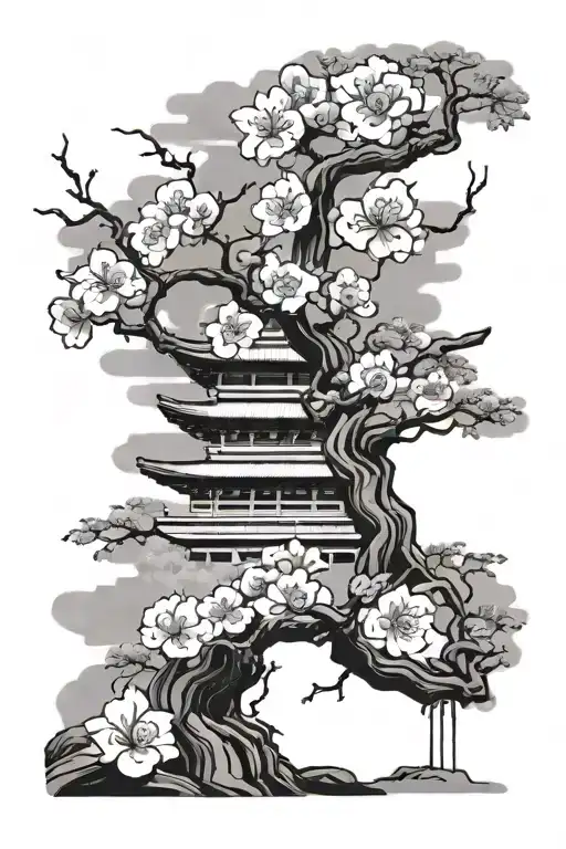 Japanese Temple Cherry Tree