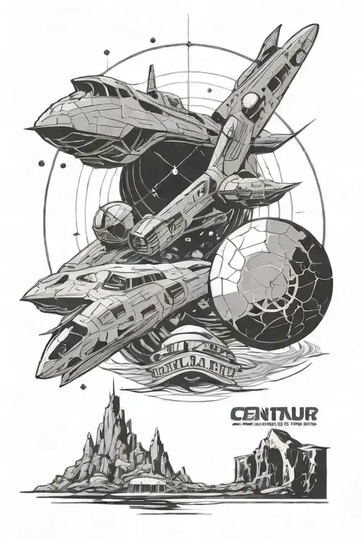 Travel Brochure Poster Advertising A Vacation To Alpha Centauri In The Future In A Rectangular Frame