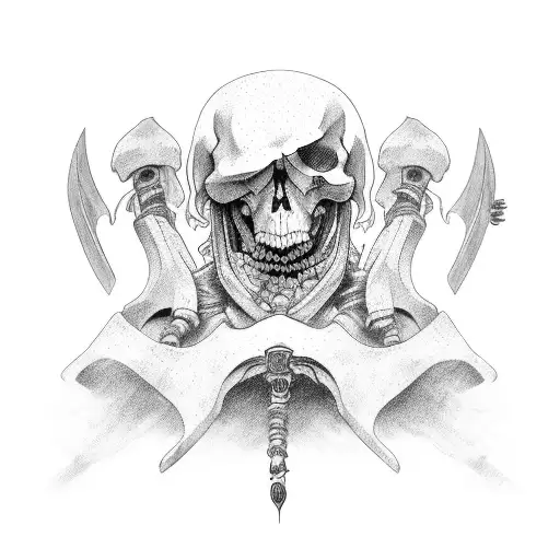 Reaper With Si-fi Scythe