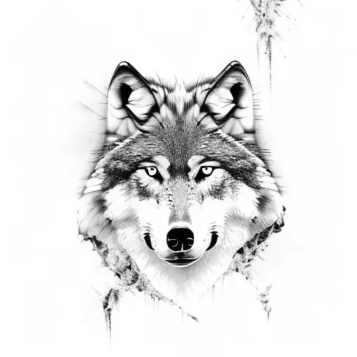 Wolf And Gear Set With Nature