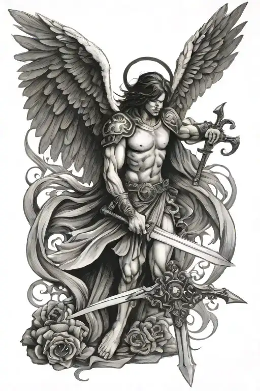Fallen Angel With A Sword