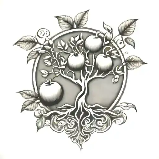 Tree Of Life With Apples