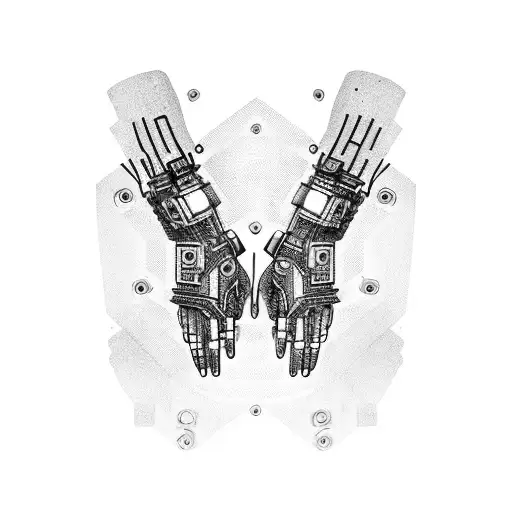 Cyberpunk Hand Armor