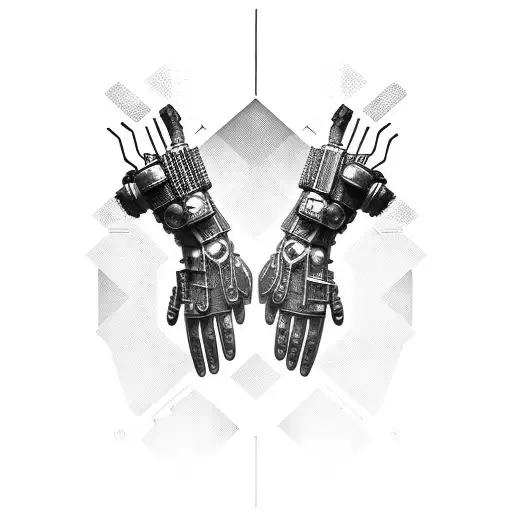 Cyberpunk Hand Armor