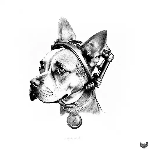 Steam Punk Lab Dog