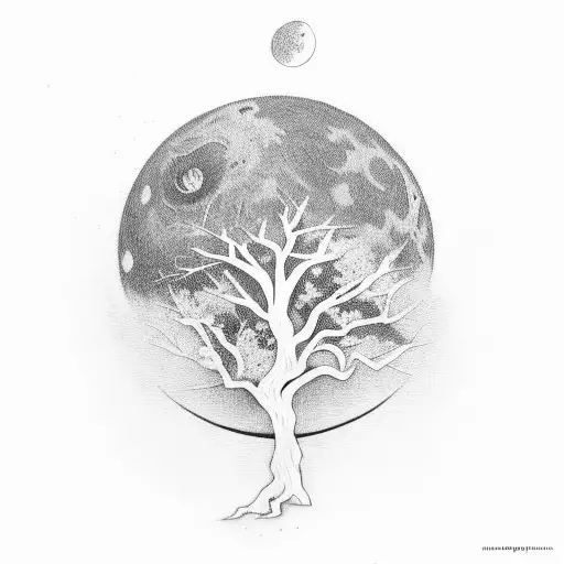 Tree With Moon
