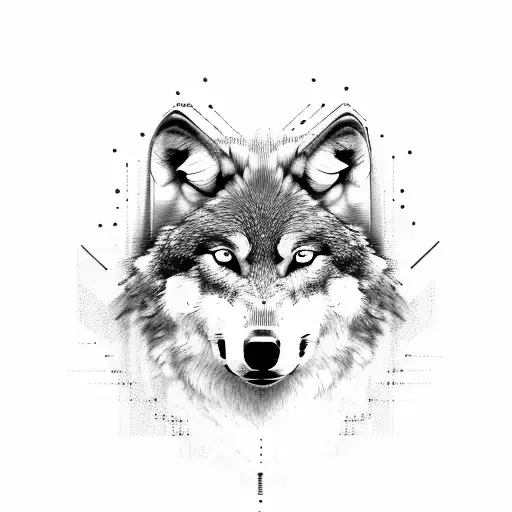 Wolf And Gear And Nature