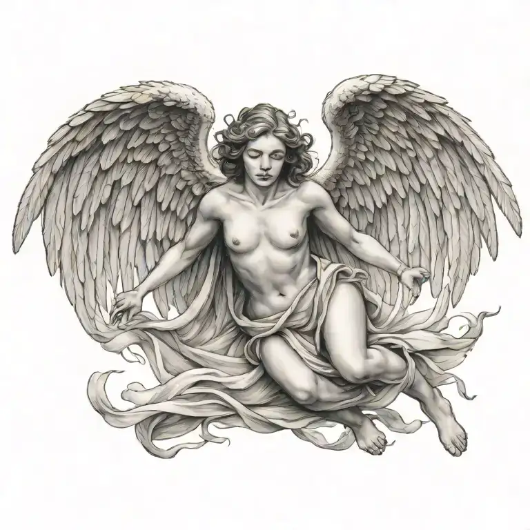 Flying Angel Falling