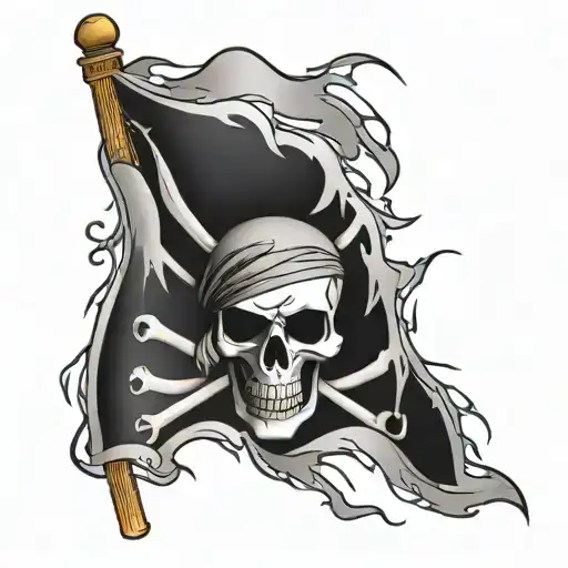 Pirate Flag Torn