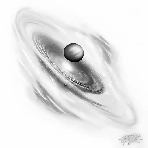 Realistic Galaxy Space Stars Black Hole Eating Star