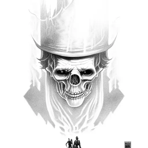 Steven King Dark Towers Vibe With A Gunslinger With A 6 Shot Gun In His Hand