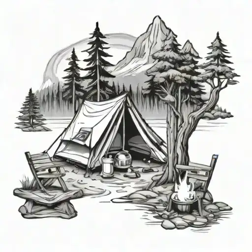 Camping Scene