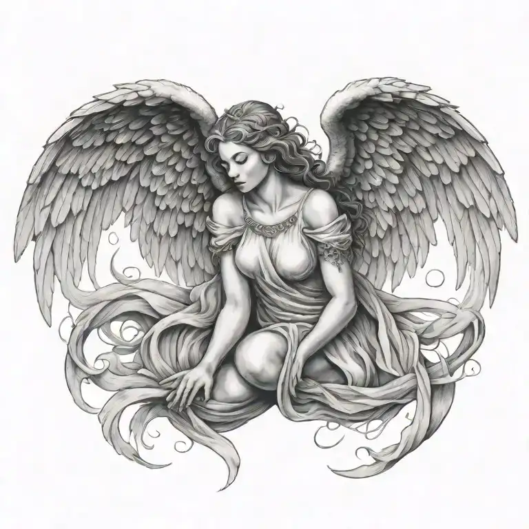 Flying Angel Falling