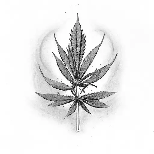 Marihuana Plant With Buds