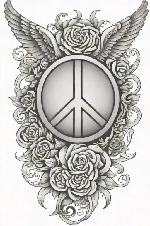 Tattoo With The Words Peace Prosperity Patience And Make It Biblical