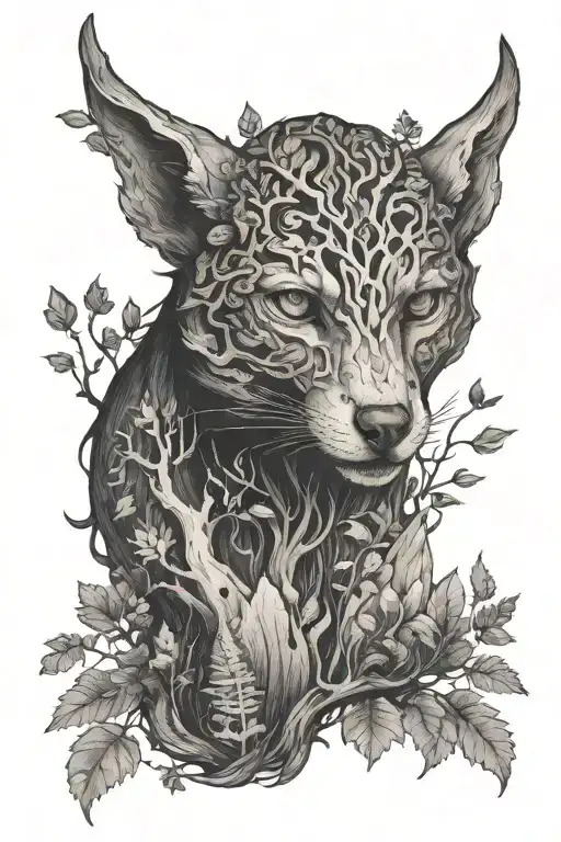 Mysterious Animal In Forest