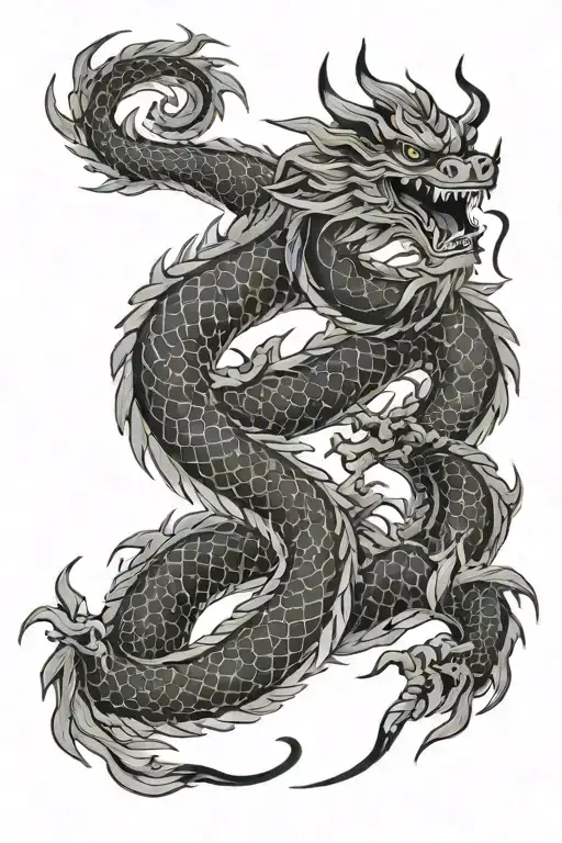 Traditional Japanese Dragon