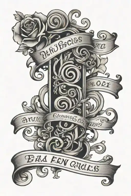 Scroll With 2 Quotes Written