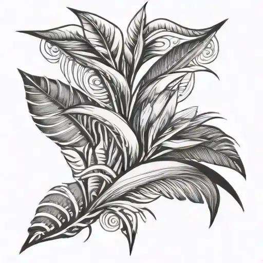 Bird Of Paradise Polynesian Style