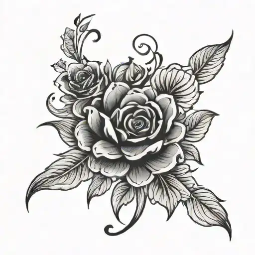 Breast Cancer Floral Lines