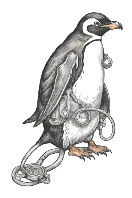 Penguin With Stethoscope