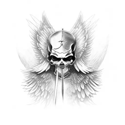 Angel Of Death With A Sword