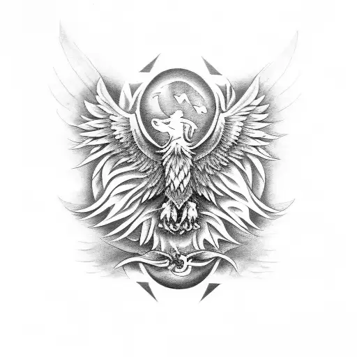 Two Headed Eagle And Wolf